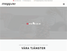 Tablet Screenshot of mopp.nu