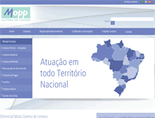 Tablet Screenshot of mopp.com.br